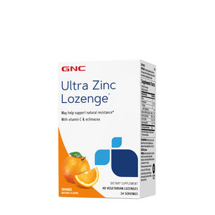 Ultra Zinc Lozenge - Orange - 48 Vegetarian Lozenges (24 Servings) | GNC